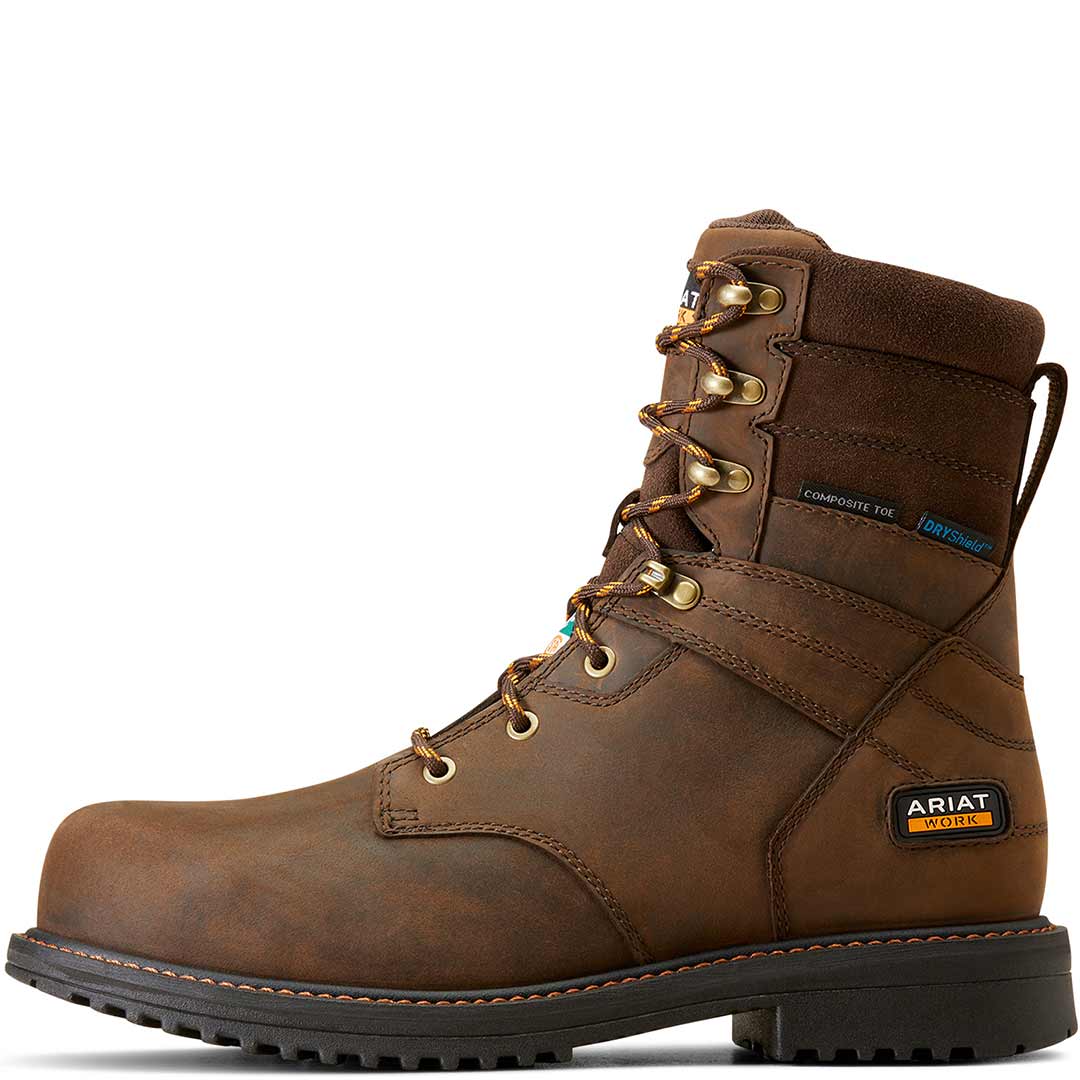Ariat Work Men's RigTEK 8" CSA Waterproof Composite Toe Boots - Image 3