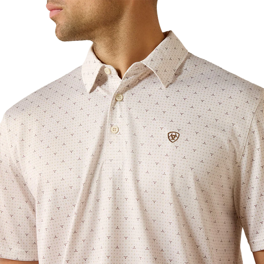 Ariat Men's All Over Print Polo - Image 3