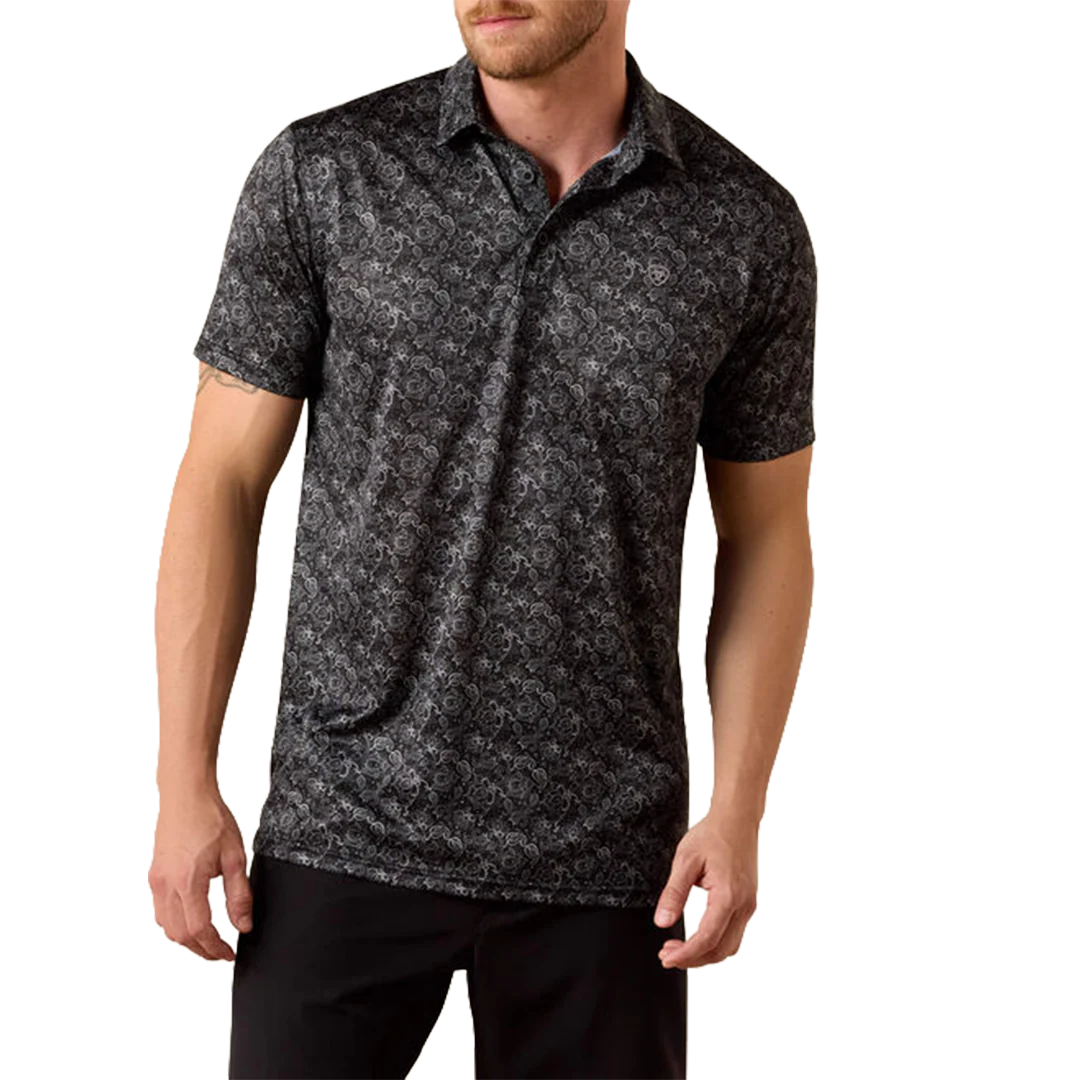Ariat Men's All Over Print Polo - Image 4