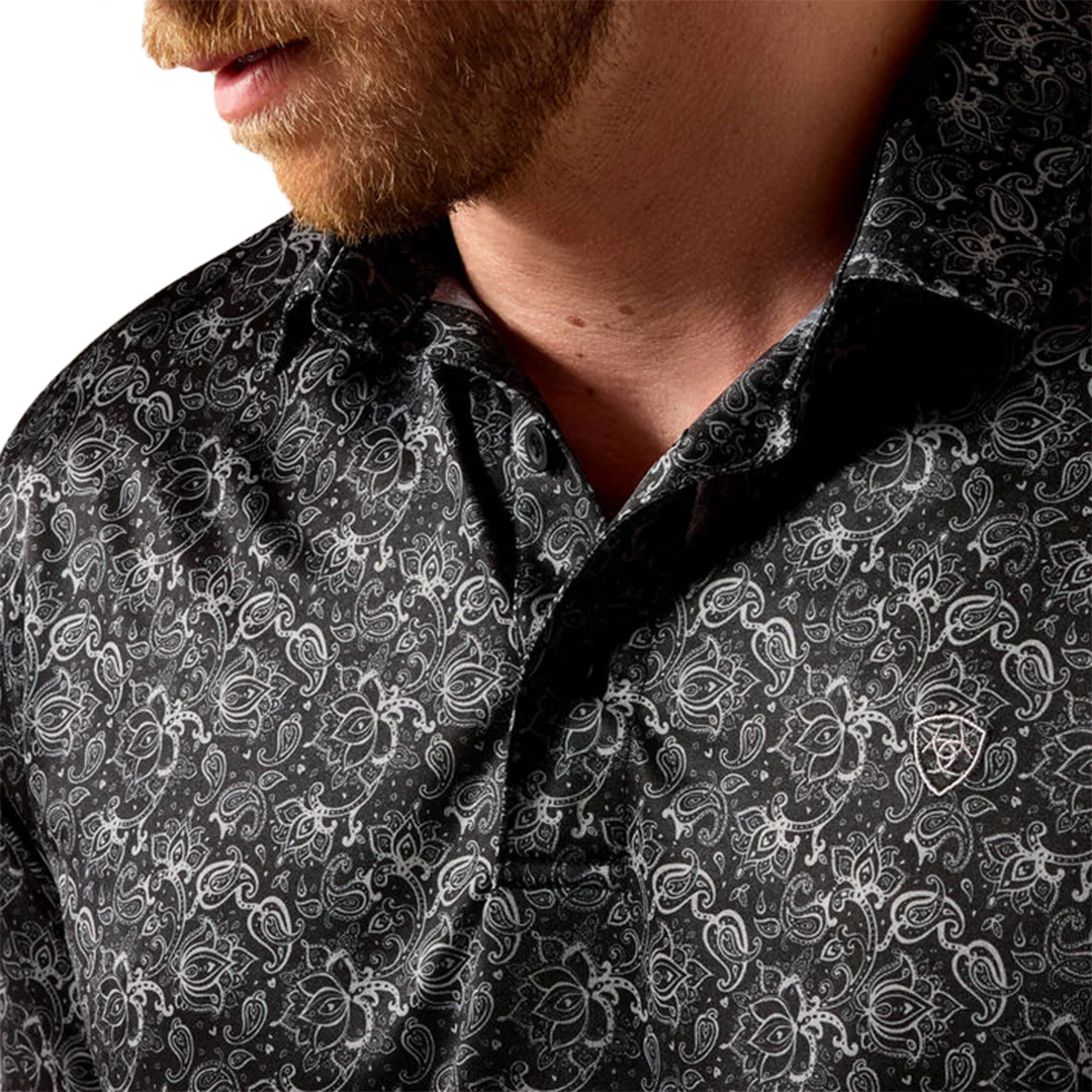 Ariat Men's All Over Print Polo - Image 5