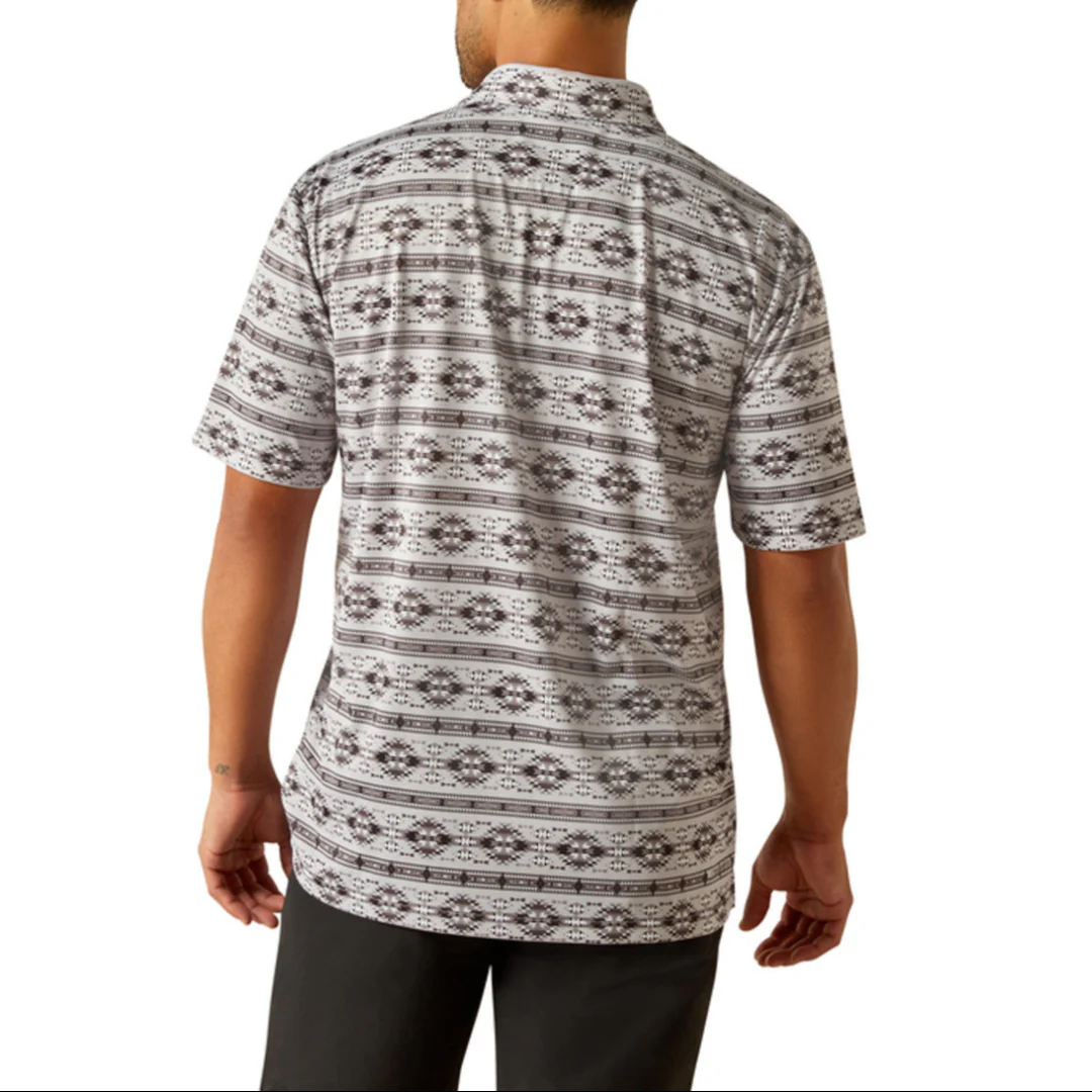 Ariat Men's Aztec Print Polo - Image 2