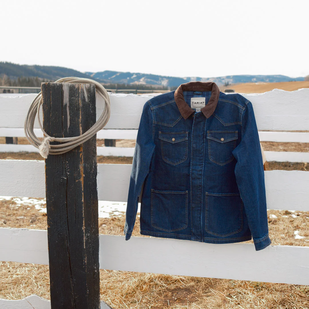 Ariat Men's Chore Jean Jacket - Image 6
