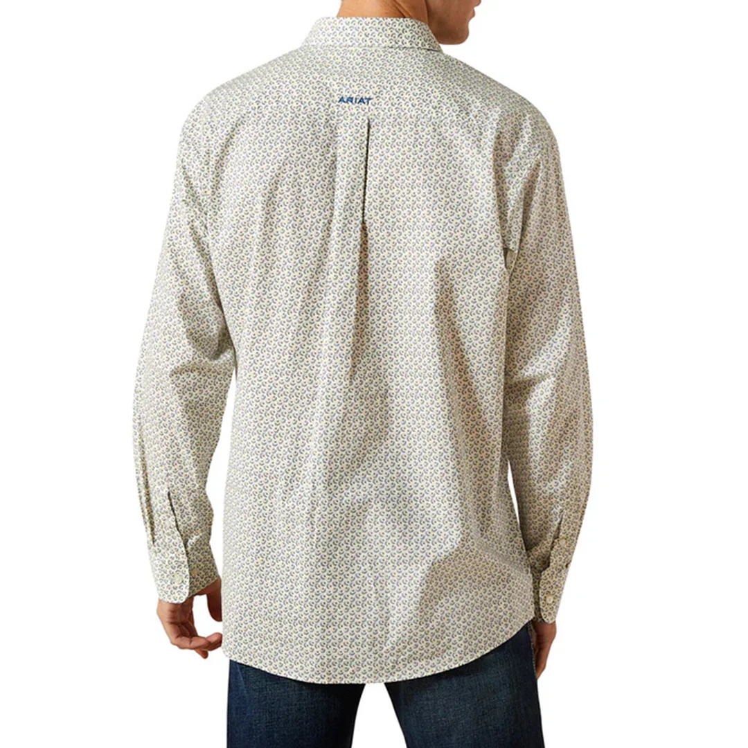 Ariat Men's Geometric Print Long Sleeve Button Shirt - Image 2