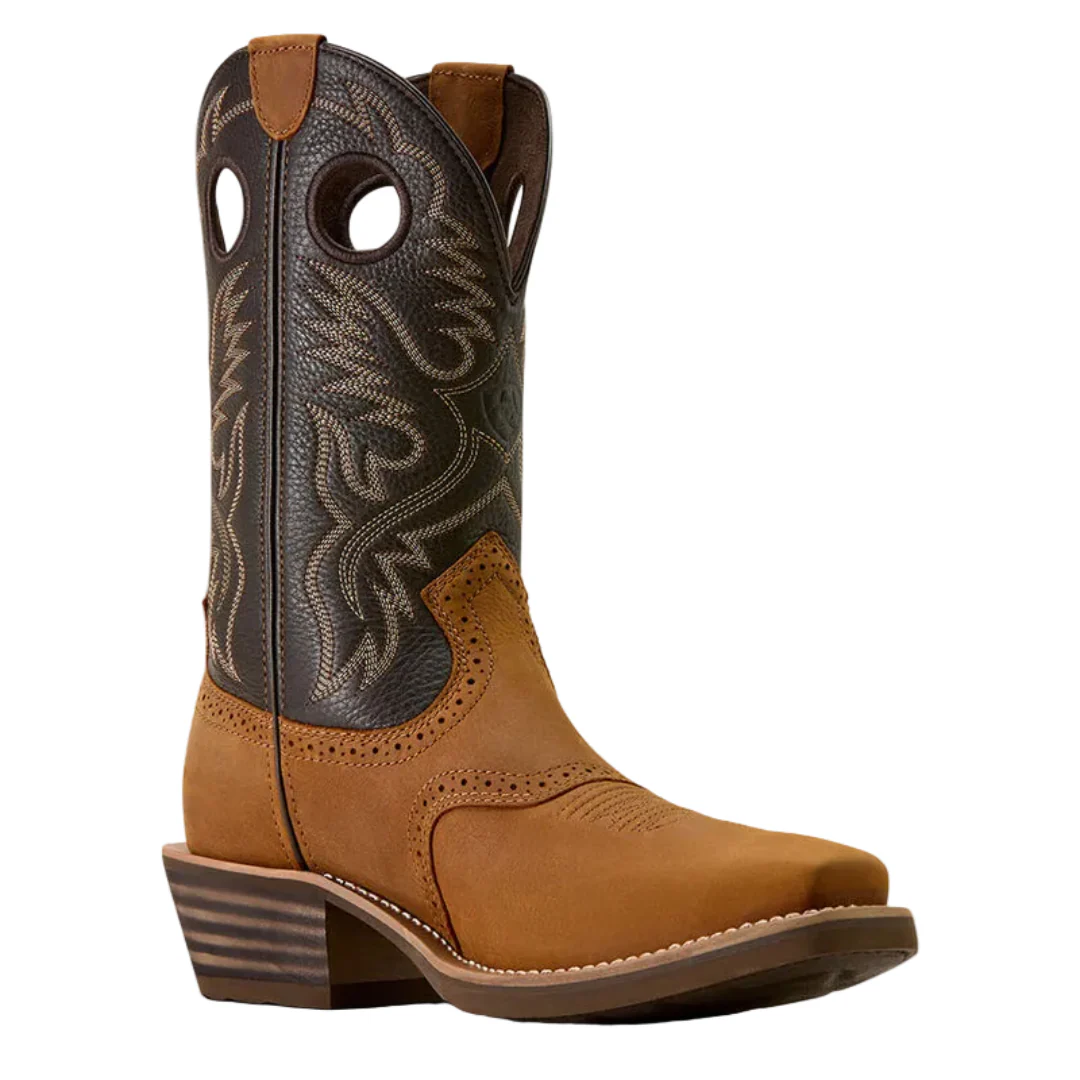 Ariat Men's Heritage Roughstock Square Toe Cowboy Boot - Image 3