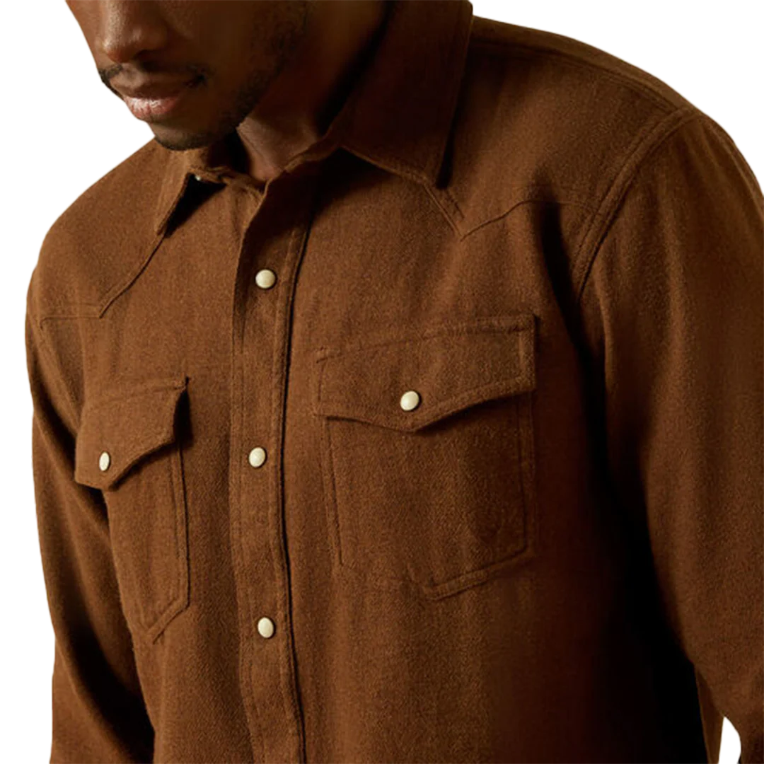 Ariat Men's Hyde Retro Fit Long Sleeve Snap Shirt - Image 3