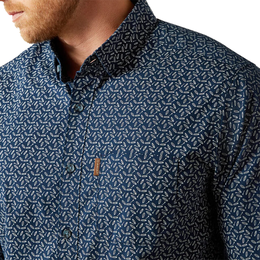 Ariat Men's Marin Modern Fit Long Sleeve Button Shirt - Image 3