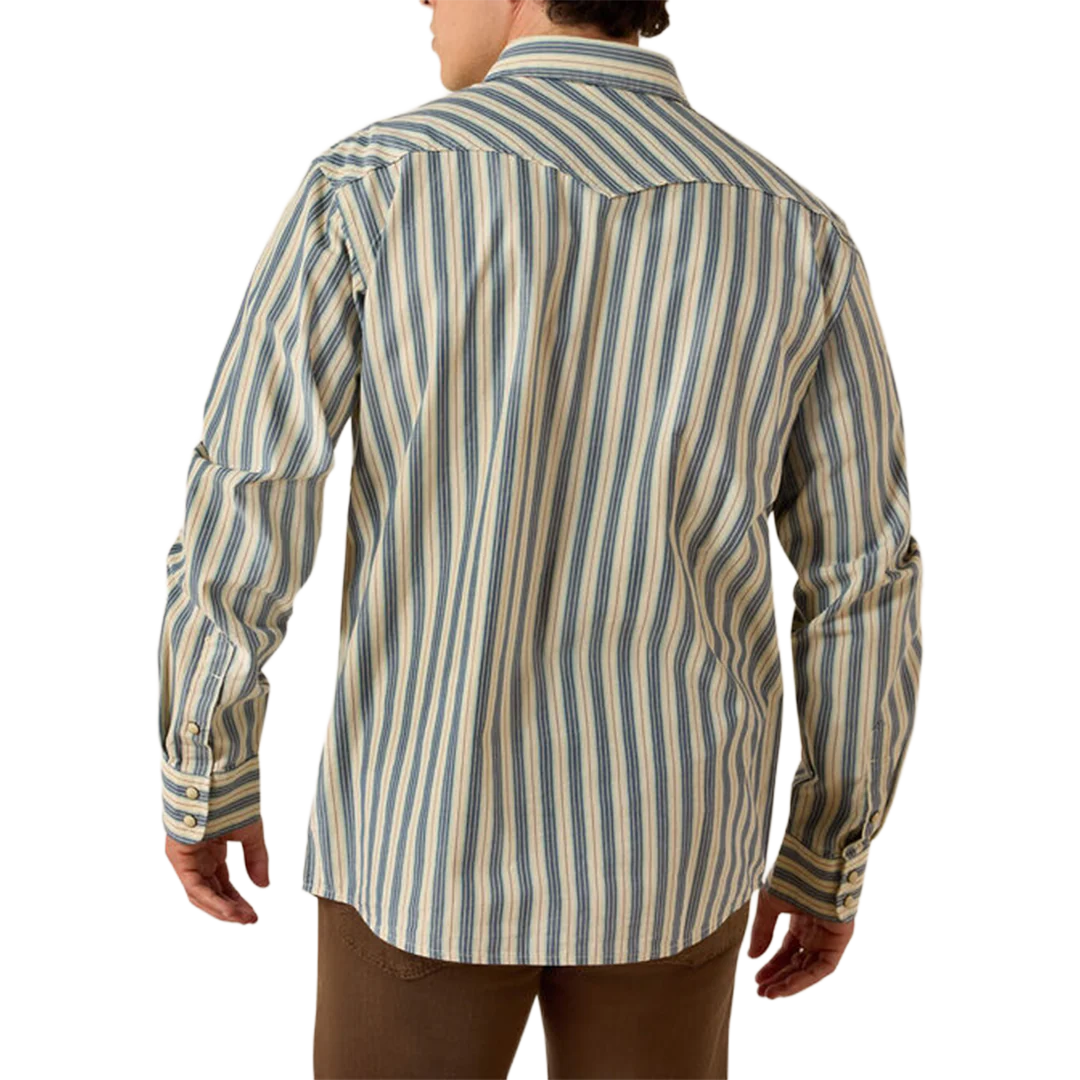 Ariat Men's Retro Hart Fitted Long Sleeve Snap Shirt - Image 2