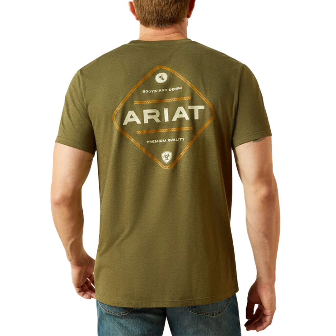 Ariat Men's Roped Diamond T-Shirt - Image 2