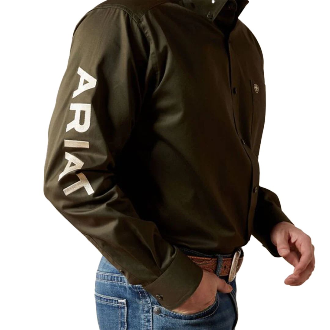 Ariat Men's Team Logo Long Sleeve Button Shirt - Image 3