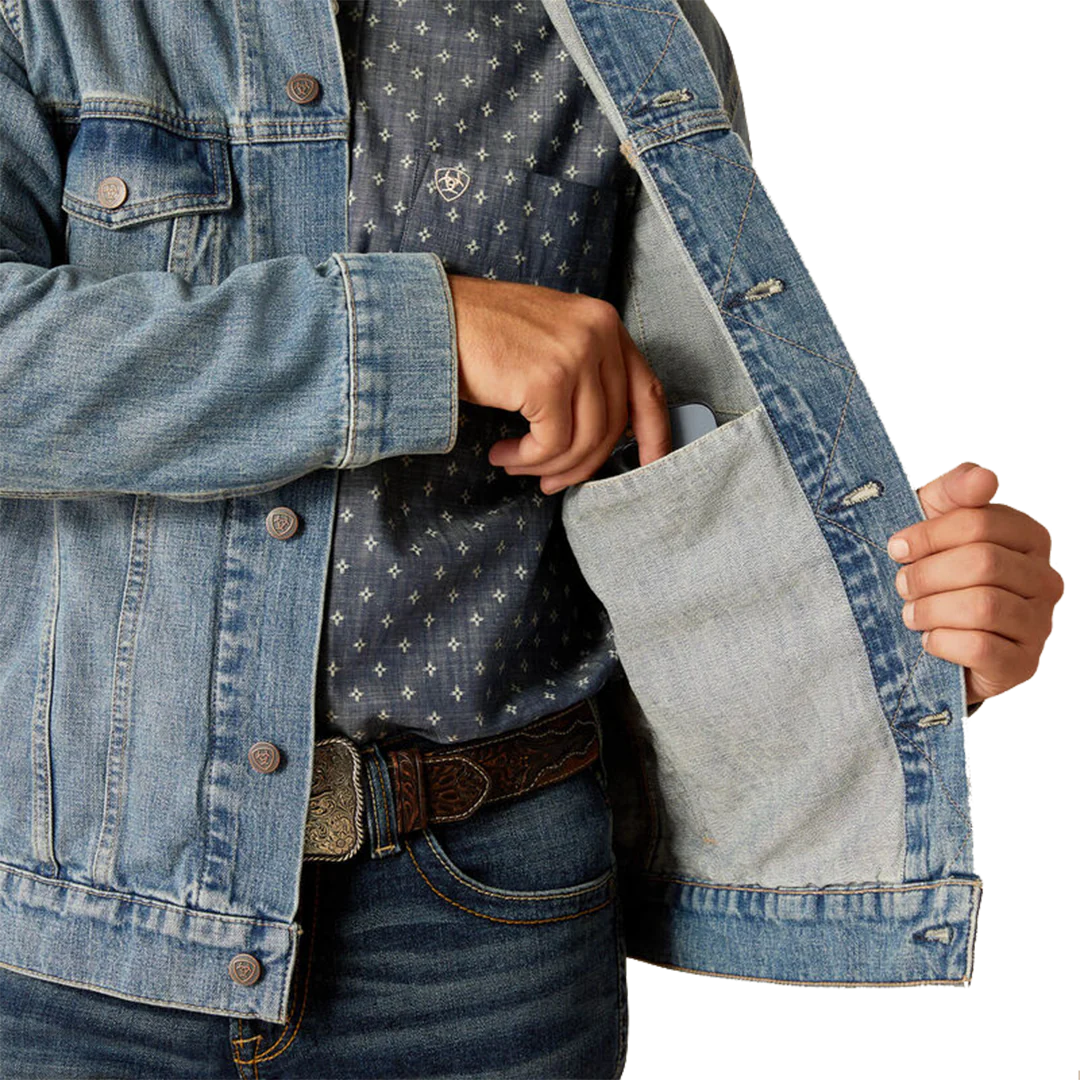 Ariat Men's Trucker Jean Jacket - Image 3