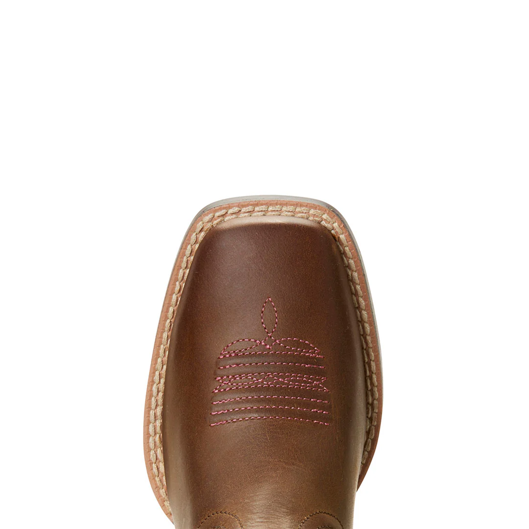 Ariat Girls' Quickdraw VentTEK Square Toe Cowgirl Boots - Image 4