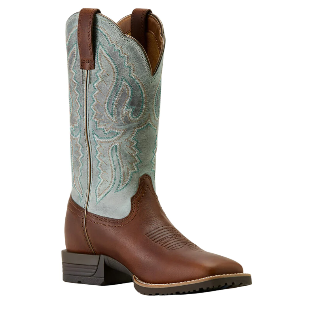 Ariat Women's Hybrid Ranchwork Wide Square Toe Western Boot - Image 2