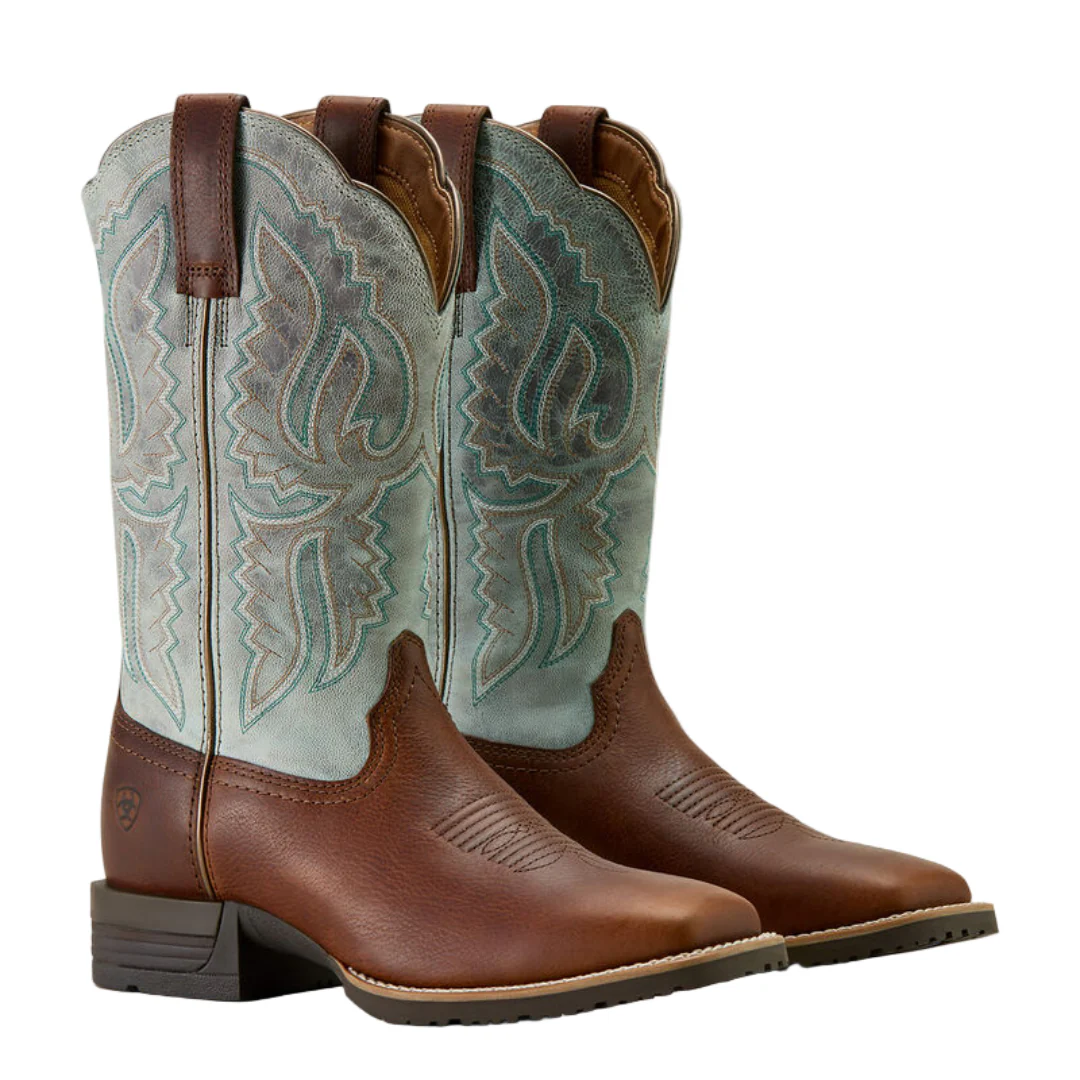 Ariat Women's Hybrid Ranchwork Wide Square Toe Western Boot - Image 6