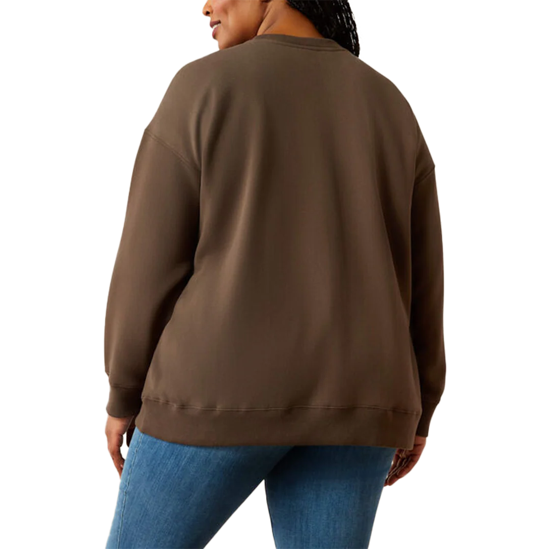 Ariat Women's Oversized Crew Sweatshirt - Image 5