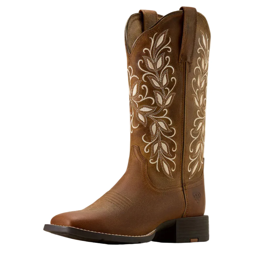 Ariat Women's Round Up Holly Square Toe Western Boot