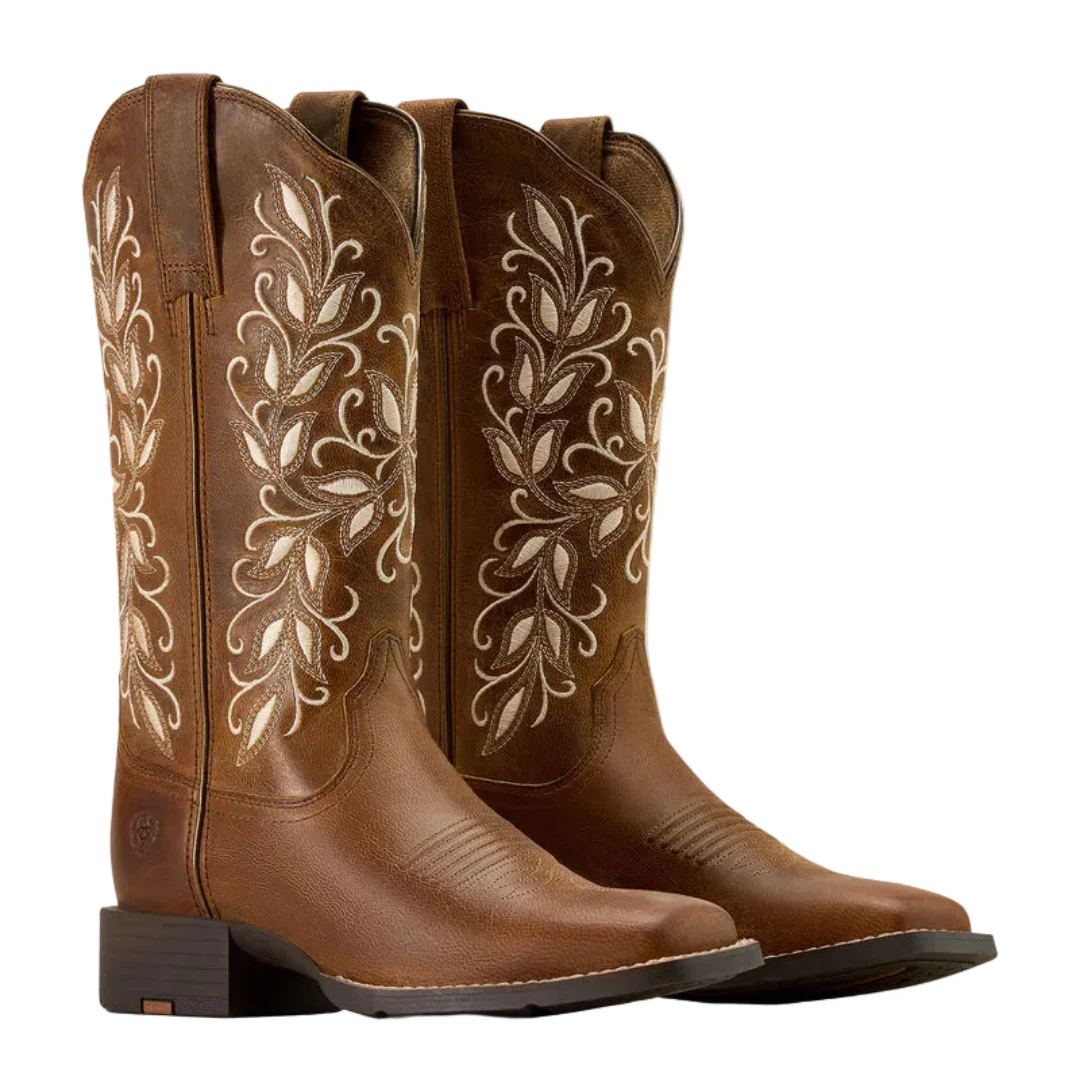 Ariat Women's Round Up Holly Square Toe Western Boot - Image 7