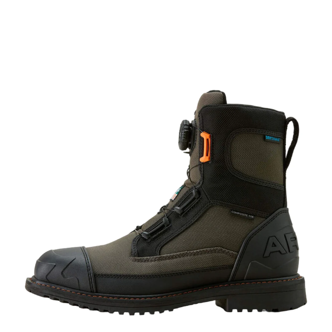 Ariat Work Men's RigTEK Wildcat BOA 8" CSA Waterproof Boots - Image 2
