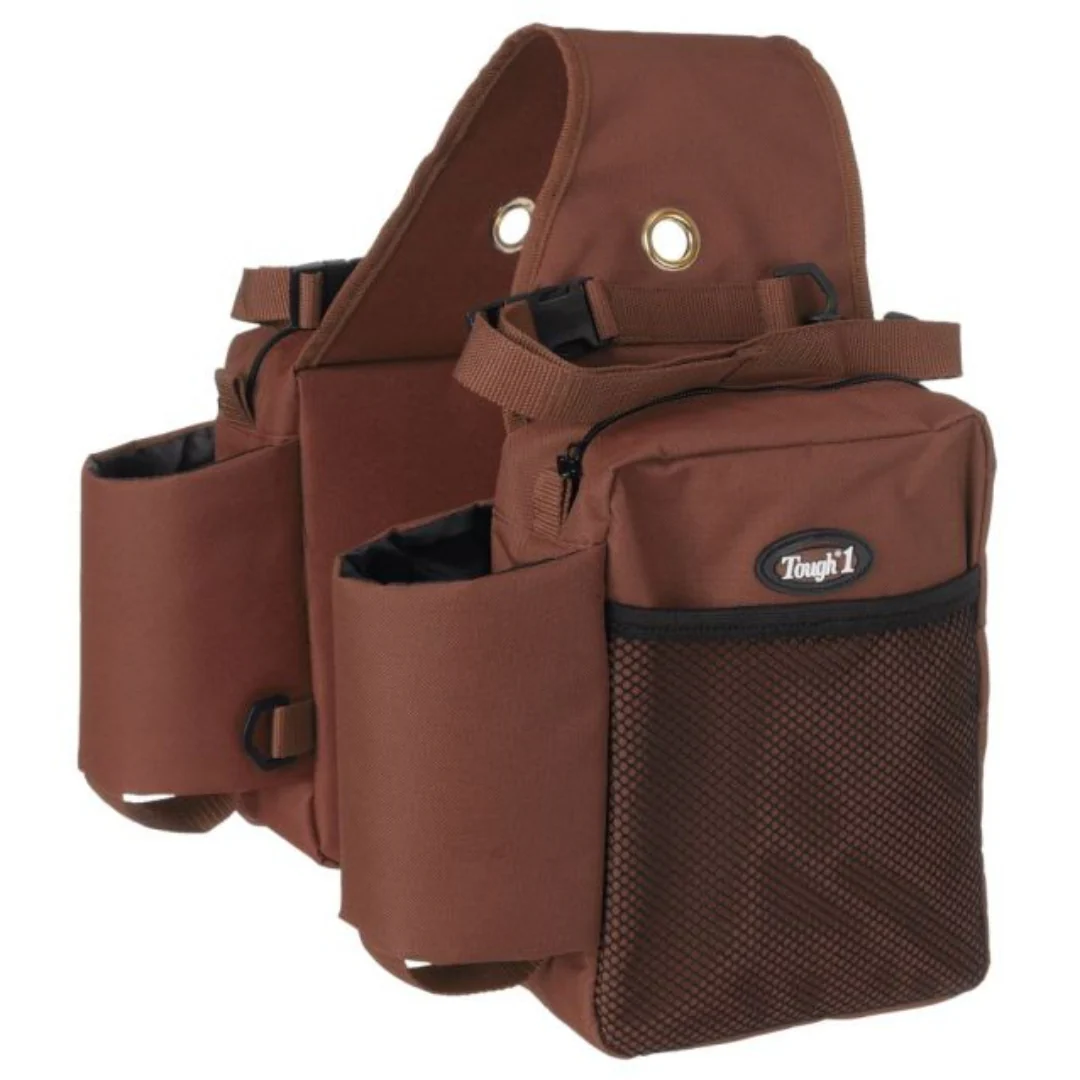 Tough-1 Nylon Bottle/Gear Carrier Saddle Bag - Image 2