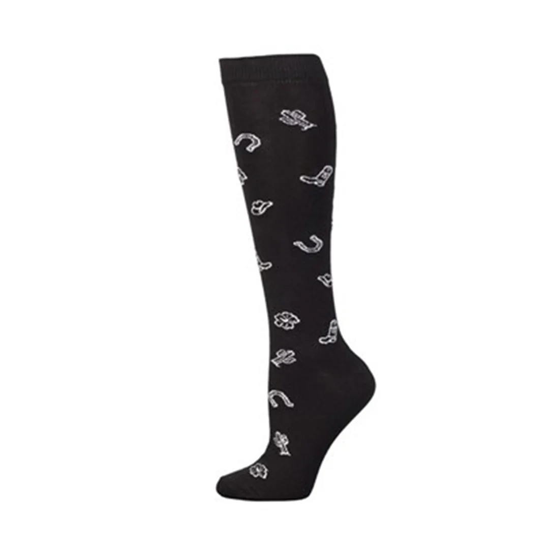 Boot Doctor Women's Western Print Tall Socks