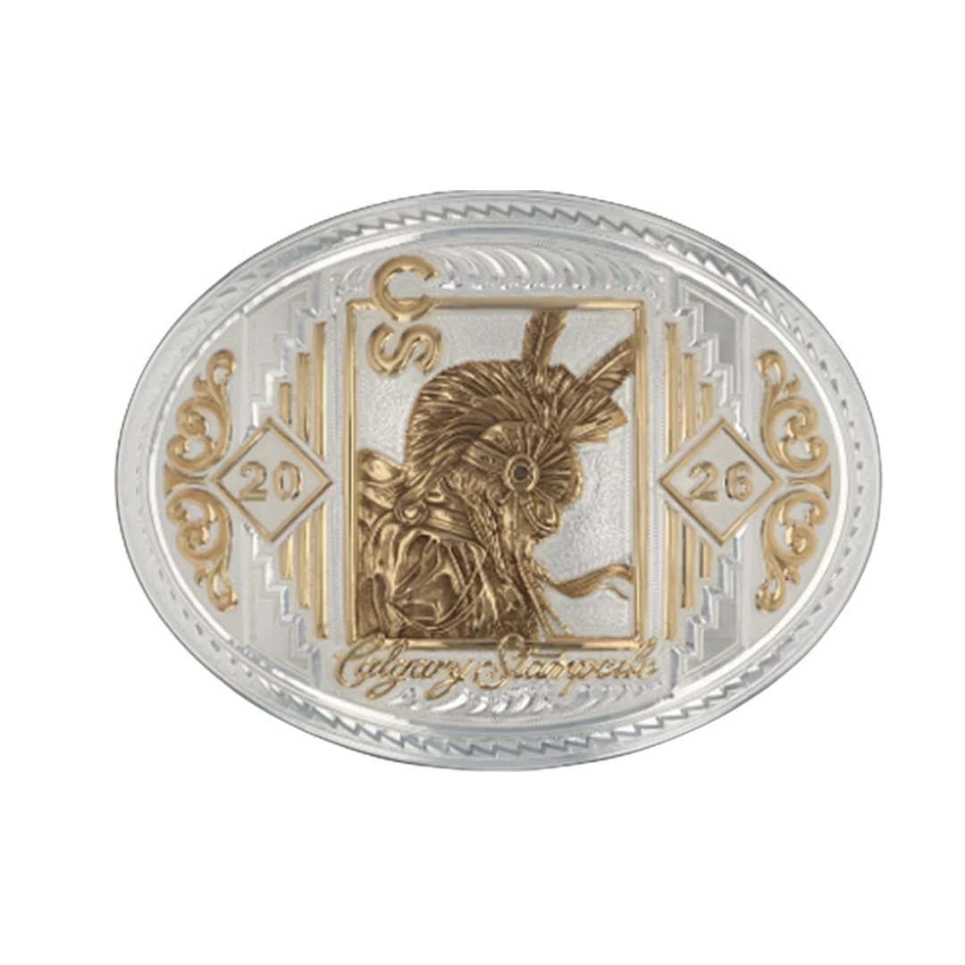 Calgary Stampede 2026 Logo Numbered Poster Buckle