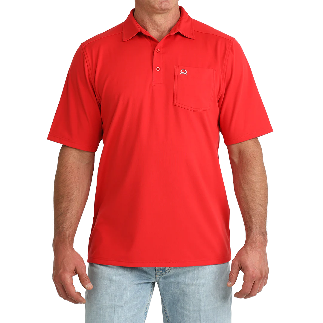 Cinch Men's Arena Flex Solid Polo