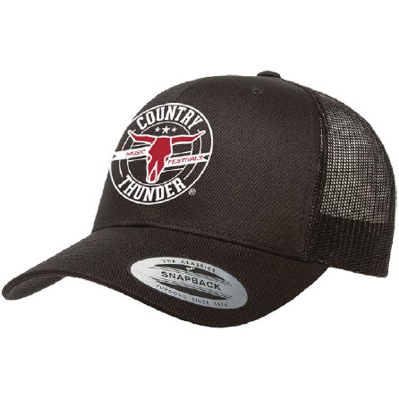 Country Thunder Circle Logo Snap Back Cap - Image 2