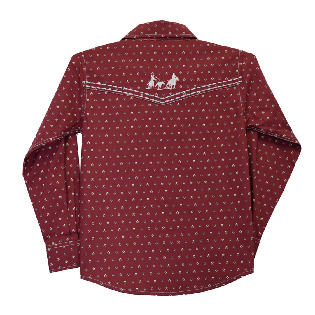 Cowboy Hardware Boys' Aztec Snap Shirt - Image 2