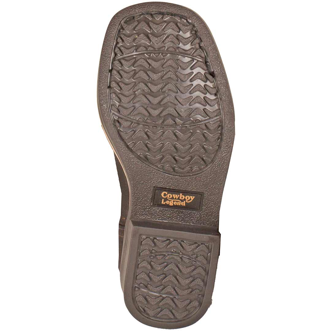 Cowboy Legend Kids' Distressed Cowboy Boots - Image 7