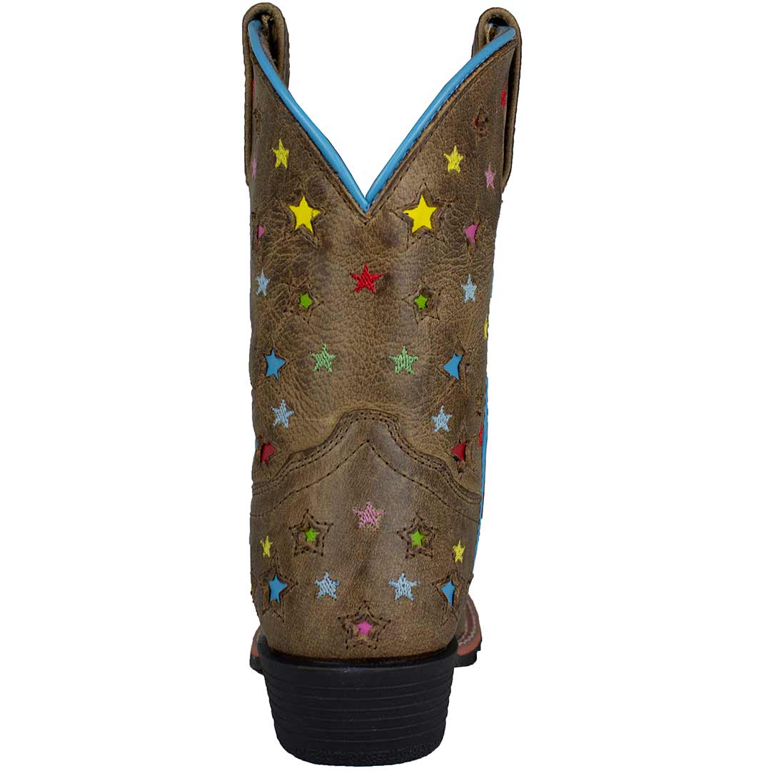 Dan Post Girls' Starlett Square Toe Cowgirl Boots - Image 3