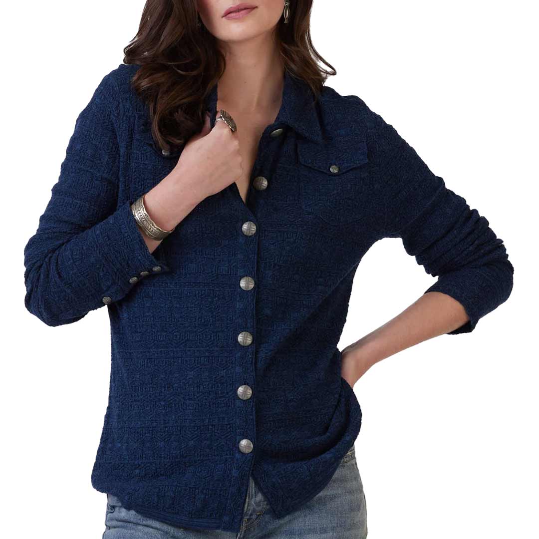 Double D Ranch Women's Cross the Brazos Button-Down Shirt - Image 3