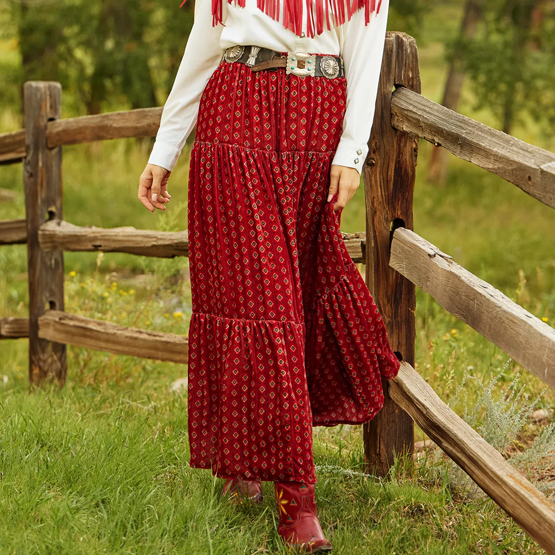 Double D Ranch Women's Pueblo Perdido Skirt - Image 2