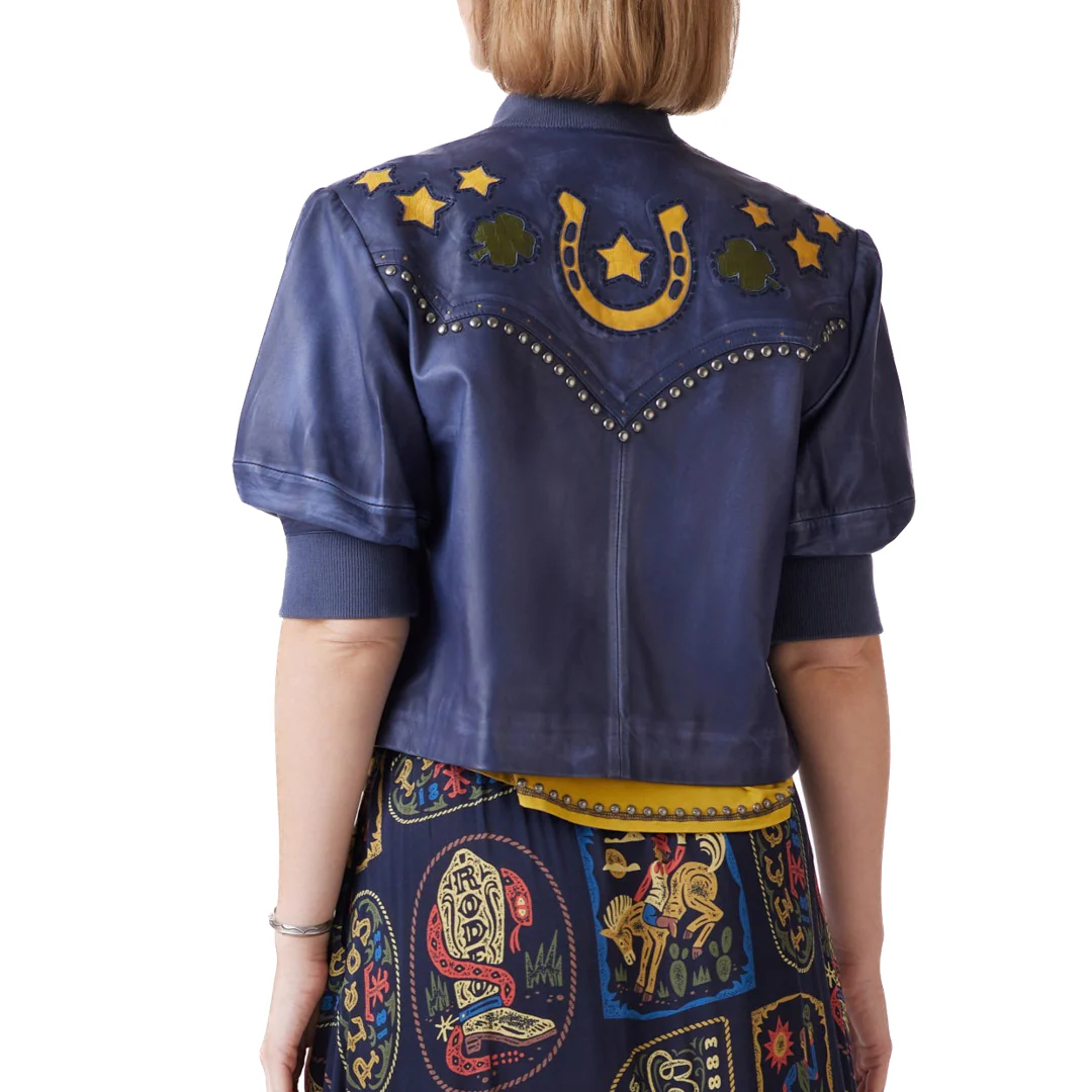 Double D Ranch Women's TI-YI-YO Leather Jacket - Image 2