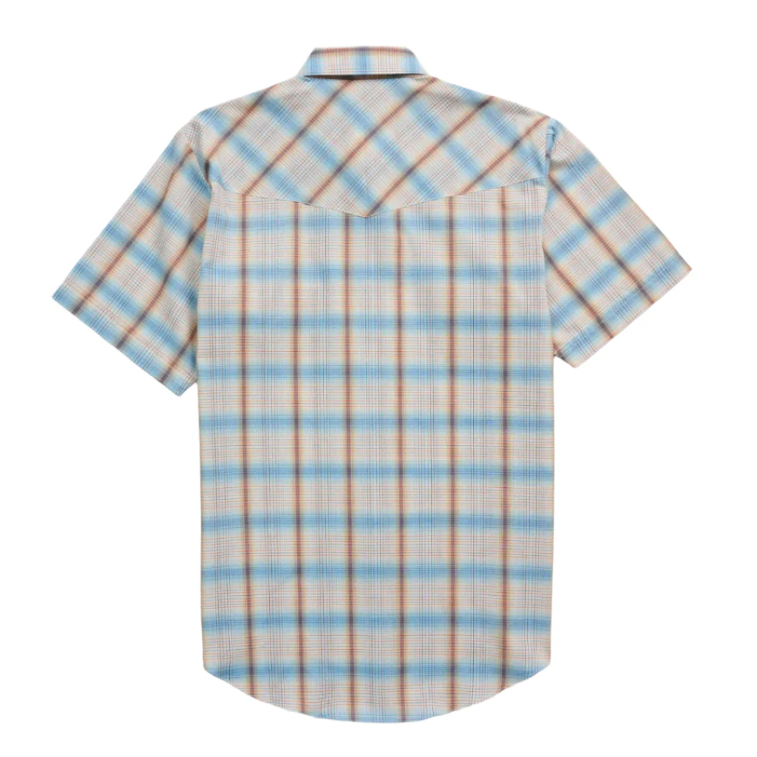 Ely Cattleman Men's Plaid Short Sleeve Snap Shirt - Image 2