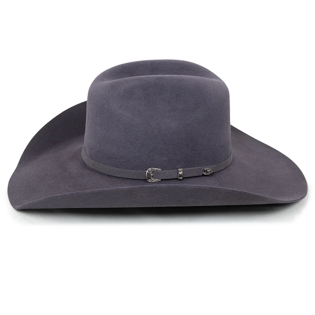 Justin Bent Rail Kermit 6X Fur Felt Cowboy Hat - Image 2