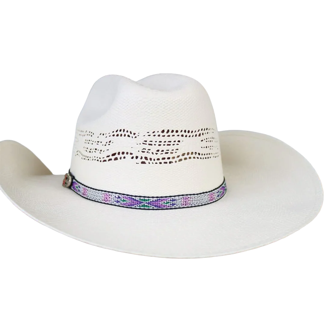 Justin Kids Cattleman Straw Cowboy Hat - Image 2