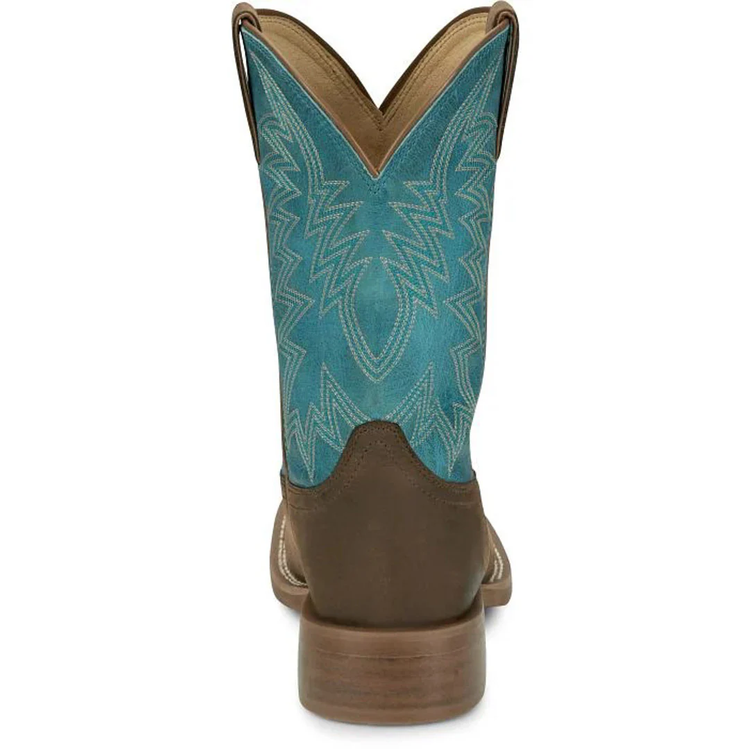Justin Men's Big Bucks Cowboy Boots - Image 4