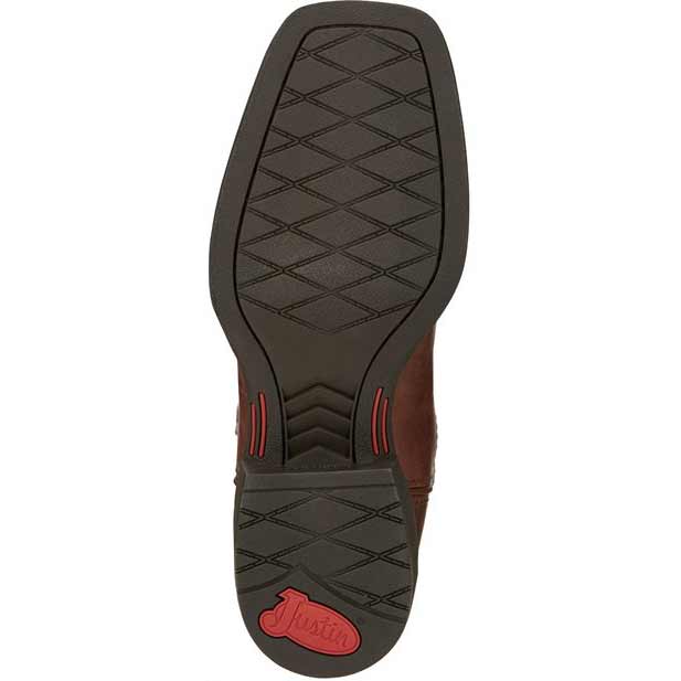 Justin Men's Bowline Cowboy Boots - Image 5
