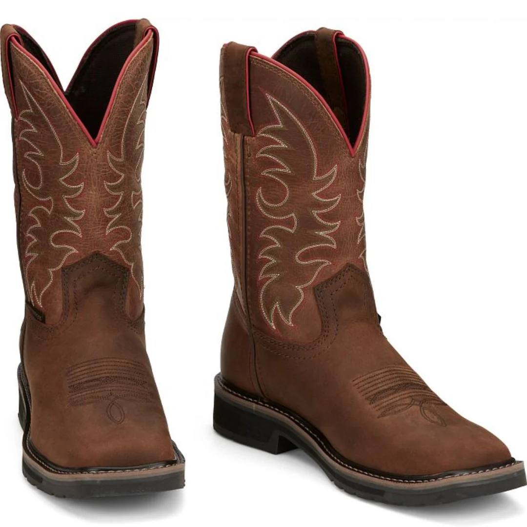 Justin Men's Driller II Work Boots - Image 7