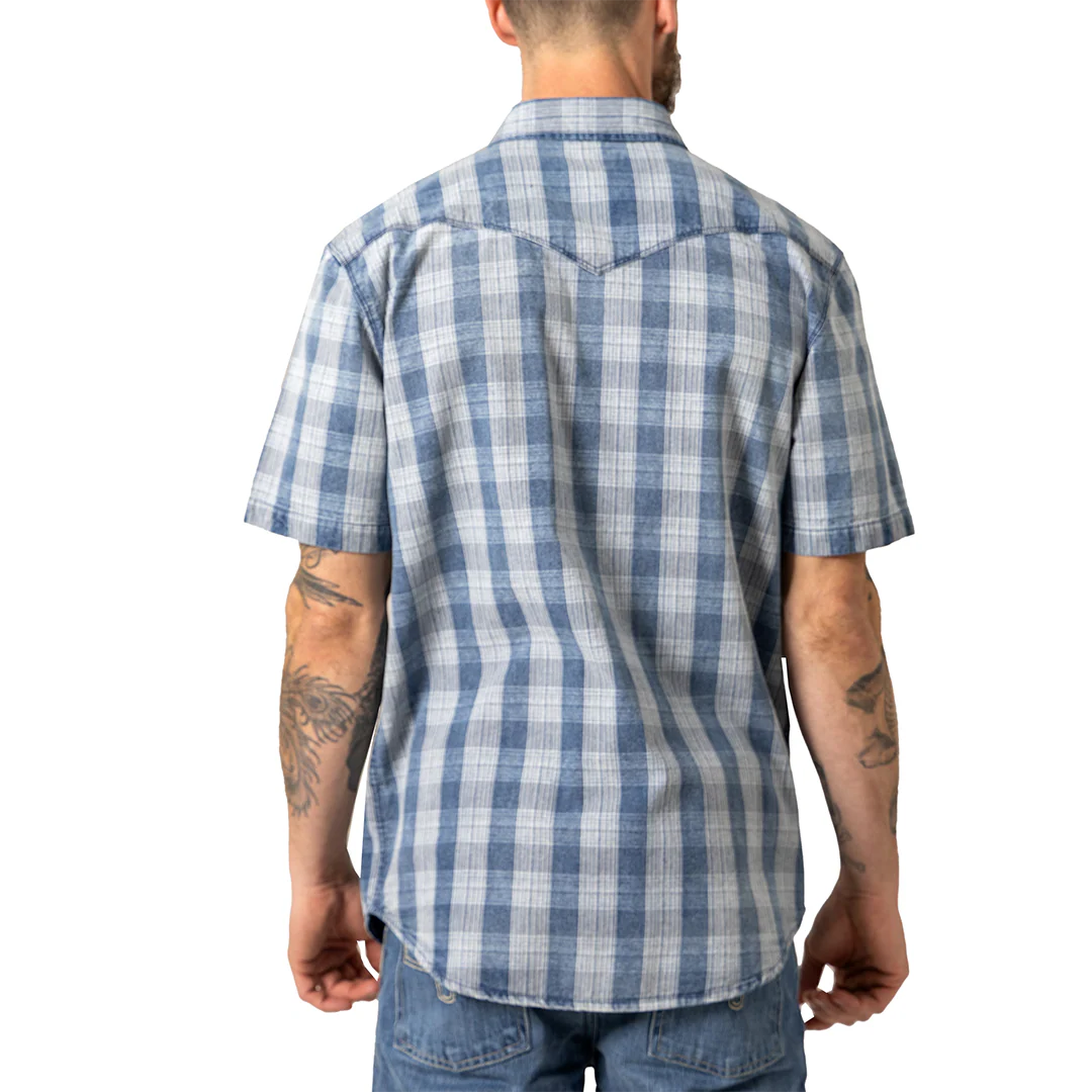 Kimes Ranch Men's Plaid Short Sleeve Button Shirt - Image 2