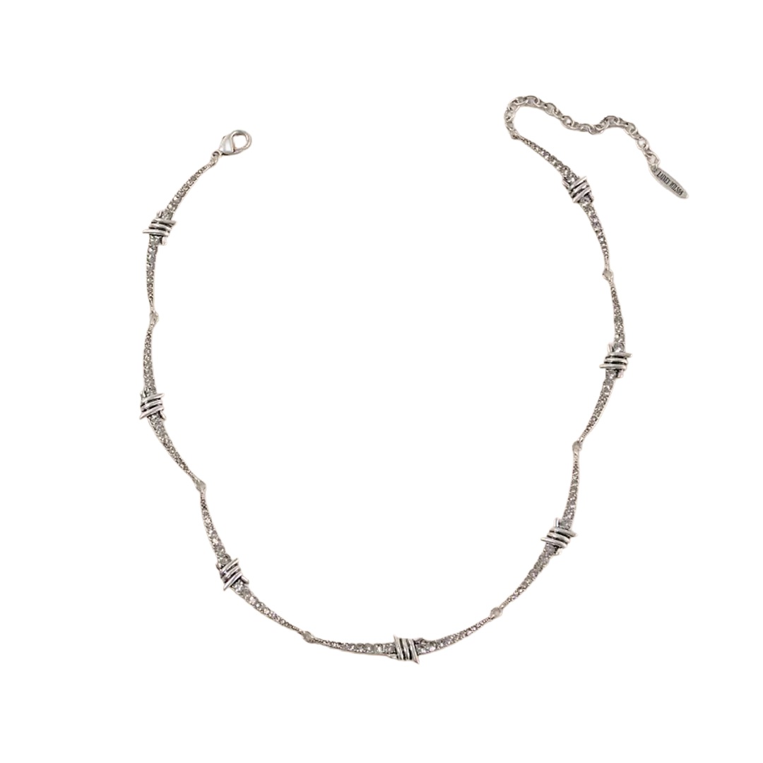 Lainey Wilson Pave Barb Wire Necklace