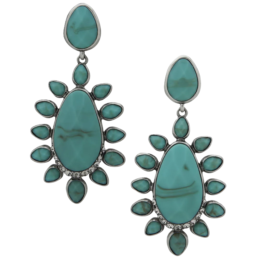 Lainey Wilson Stone Cluster Drop Earrings