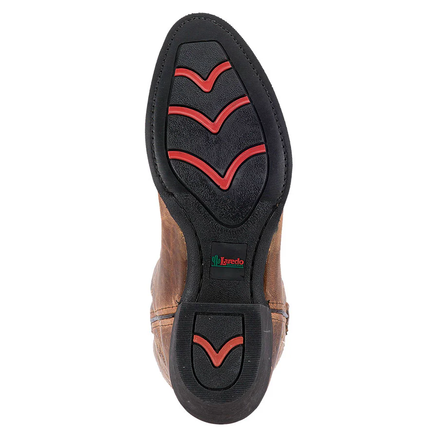 Laredo Men's Birchwood Round Toe Cowboy Boots - Image 6