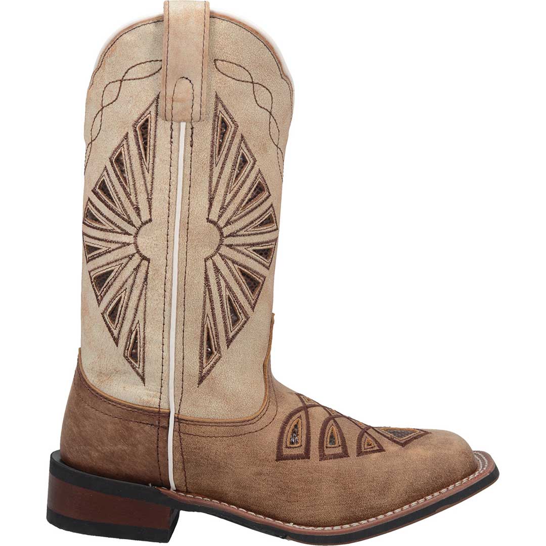 Laredo Women's Symmetrical Design Square Toe Cowgirl Boots - Image 3