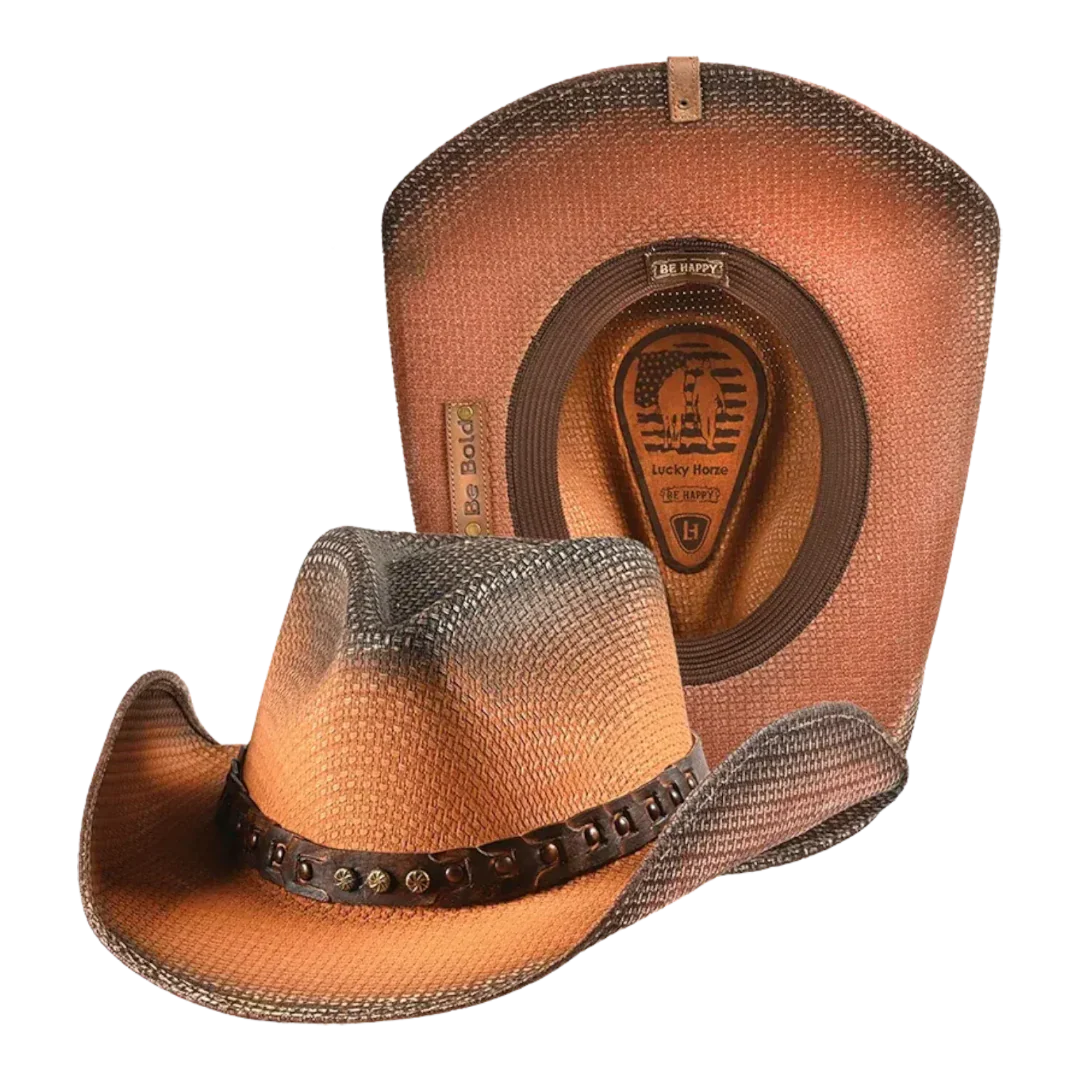 Lucky Horze Unisex Roge Straw Cowboy Hat - Image 2