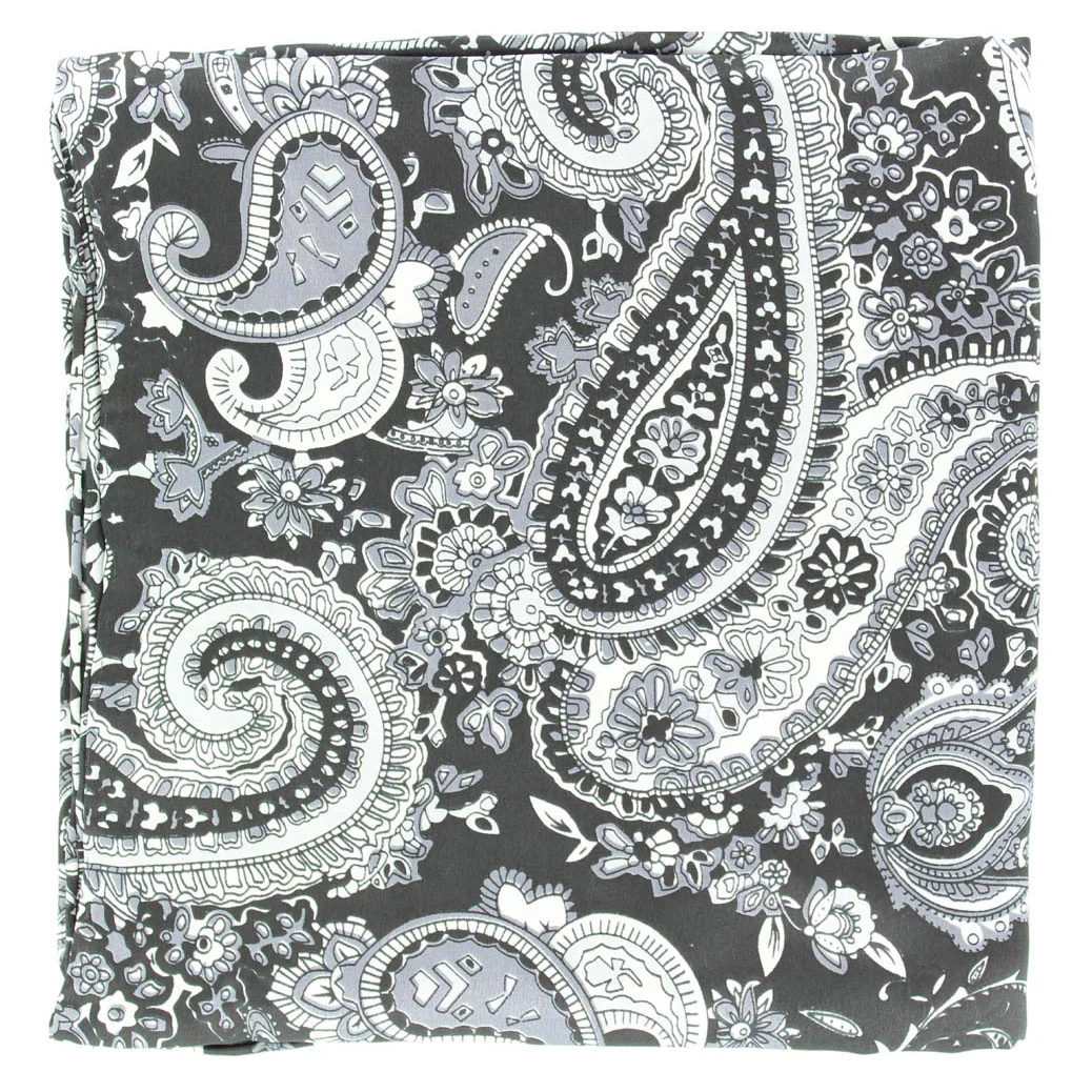 M&F Western Paisley Silk Wild Rag - Image 5