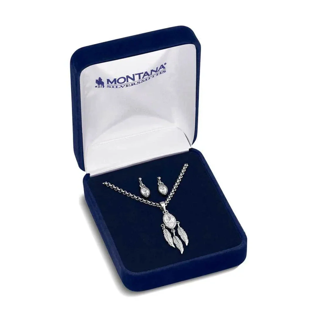 Montana Silversmiths Catching Light Crystal Jewelry Set - Image 3