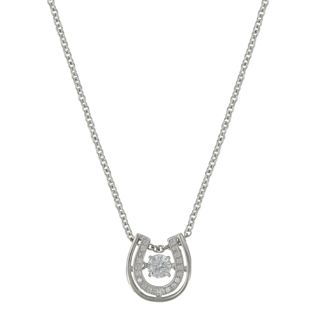 Montana Silversmiths Women's Dancing with Luck Horseshoe Necklace