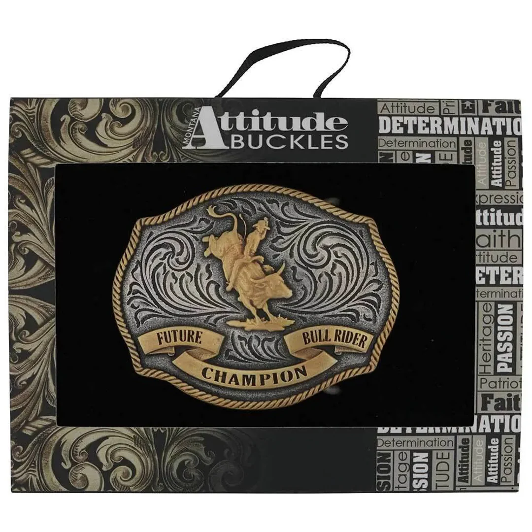 Montana Silversmiths Future Bull Rider Buckle - Image 3