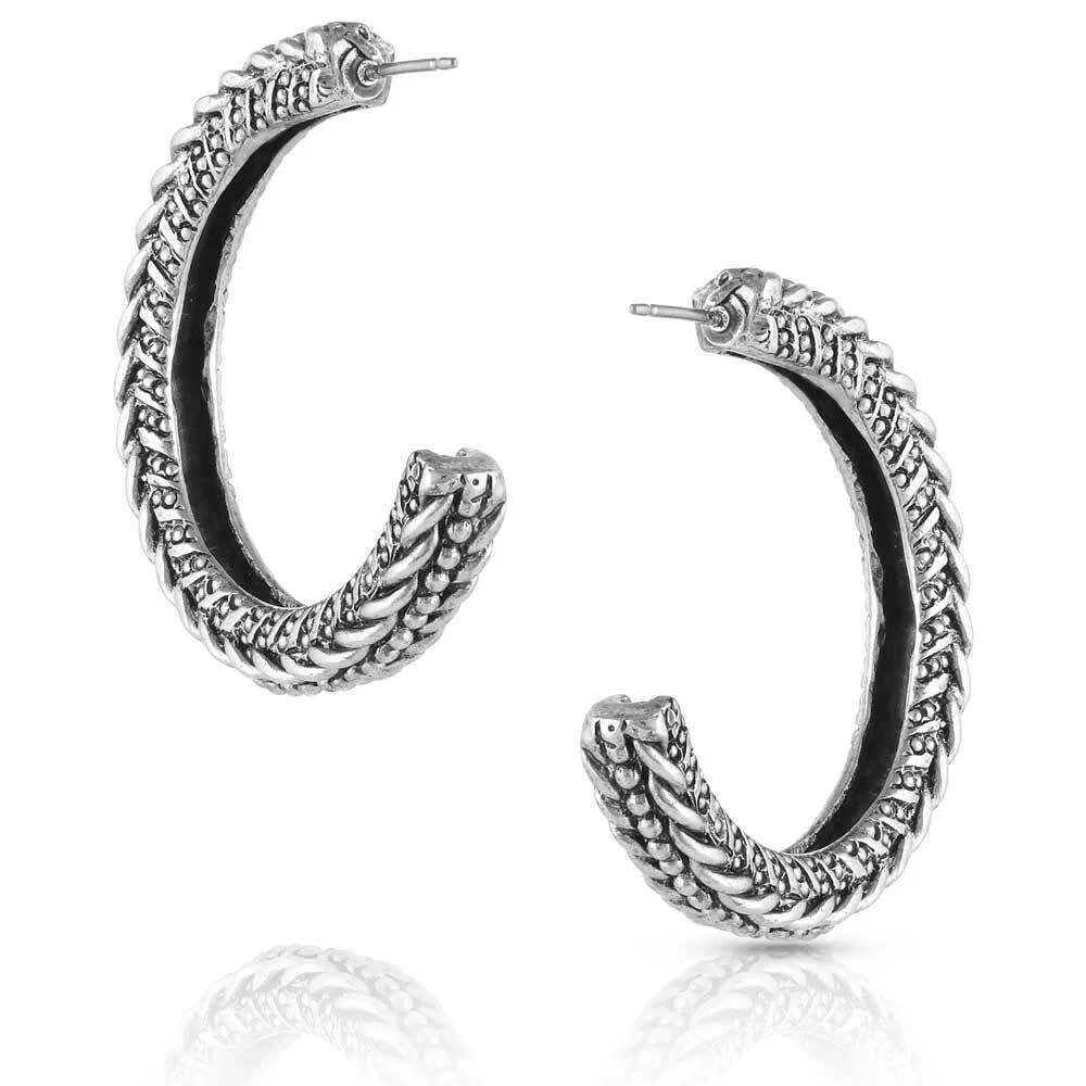Montana Silversmiths Roped In Hoop Earrings - Image 2