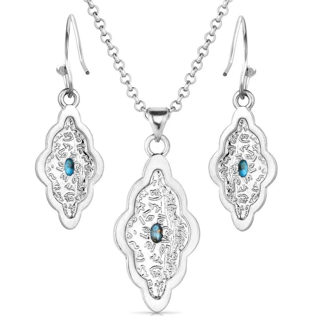 Montana Silversmiths Women's Skies Turquoise Jewelry Set - Image 2